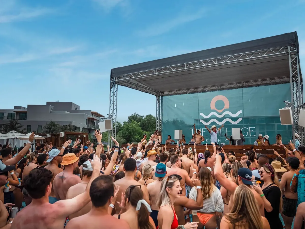 Village Beach Club event photography